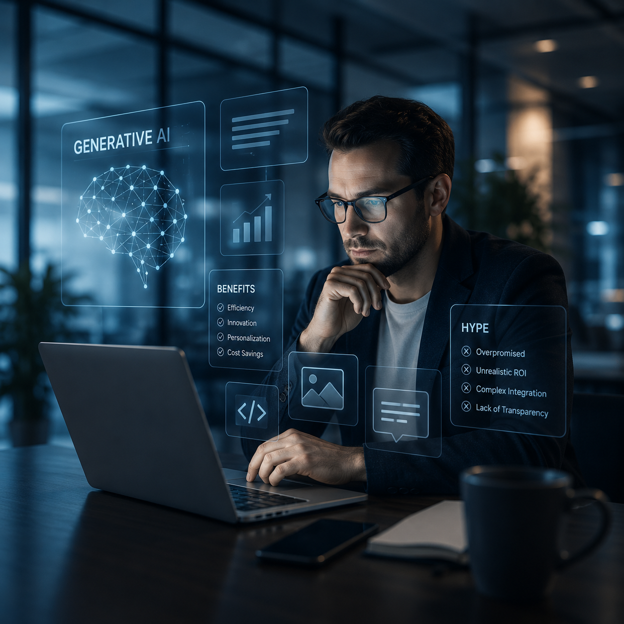 Benefits of Generative AI for Businesses: What’s Real and What’s Hype